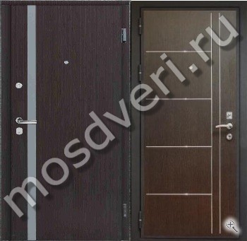 Дверь в квартиру с отделкой из МДФ - купить от производителя Мосдвери Дверь в квартиру с отделкой из МДФ