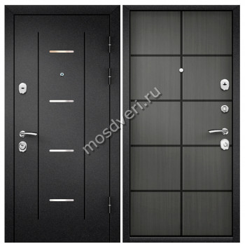 Черная входная дверь в квартиру CHD-04 - купить от производителя Мосдвери Черная входная дверь в квартиру CHD-04